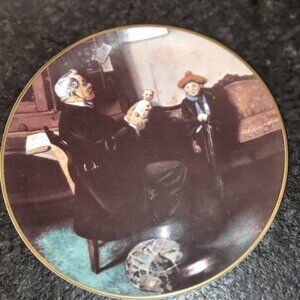 Norman Rockwell plate, "The Doctor and the Doll" 1977 1st limited edition